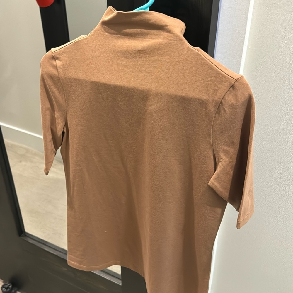 Theory mock neck tee